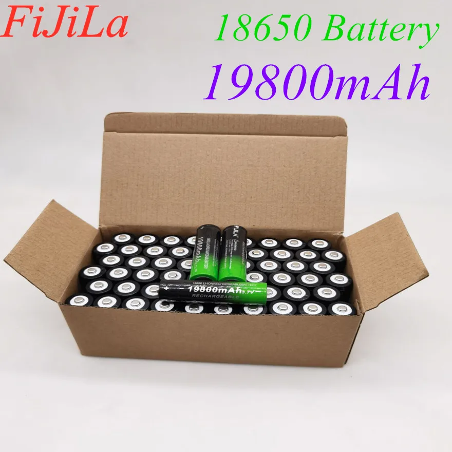 2021 Новый 18650 батарея 3 7V 19800 мА/ч batera recargable de Li Ion para linterna Фонарик светодиодный Caliente