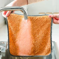 nonstick oil wiping rags kitchen efficient super absorbent microfiber cleaning cloth home washing dish kitchen cleaning towel