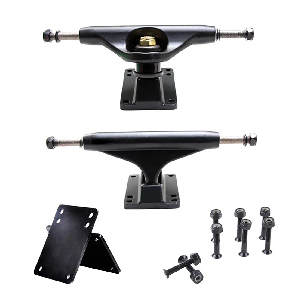 

5 Inches Outdoor Independent Bridge Sports Professional Reduce Drag Easy Install Skateboard Truck Gasket Longboard Double Rocker