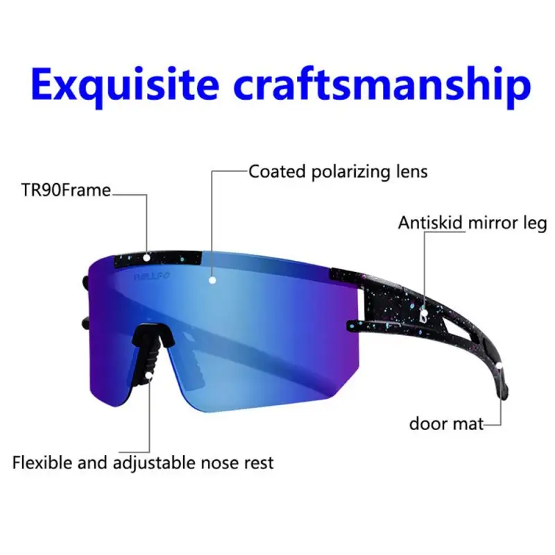 

2021 Fashion glasses Polarized outdoor sports mirror eyeglasses Cycling Accessorie Ultraviolet protection rider glass sunglasses