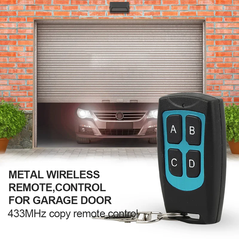 

4 Channel Electric Cloning Gate Garage Door Auto Key Wireless 433Mhz Remote Control Copy Code Remote