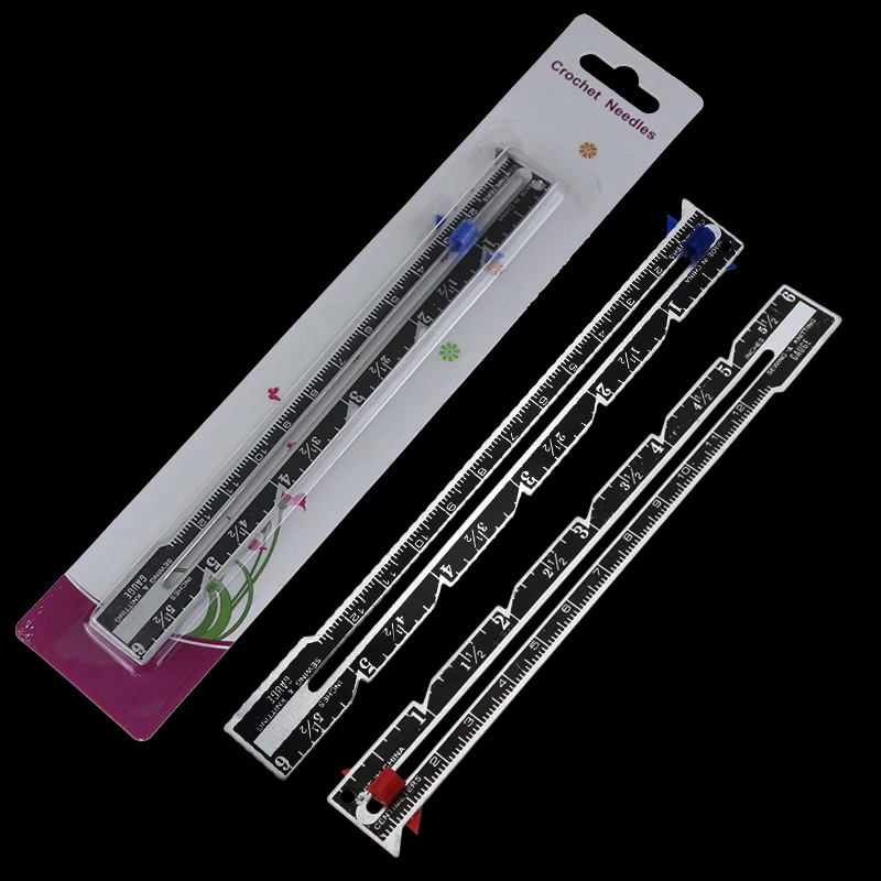 Линейка для шитья из алюминия и пластика измерительный прибор лоскутного