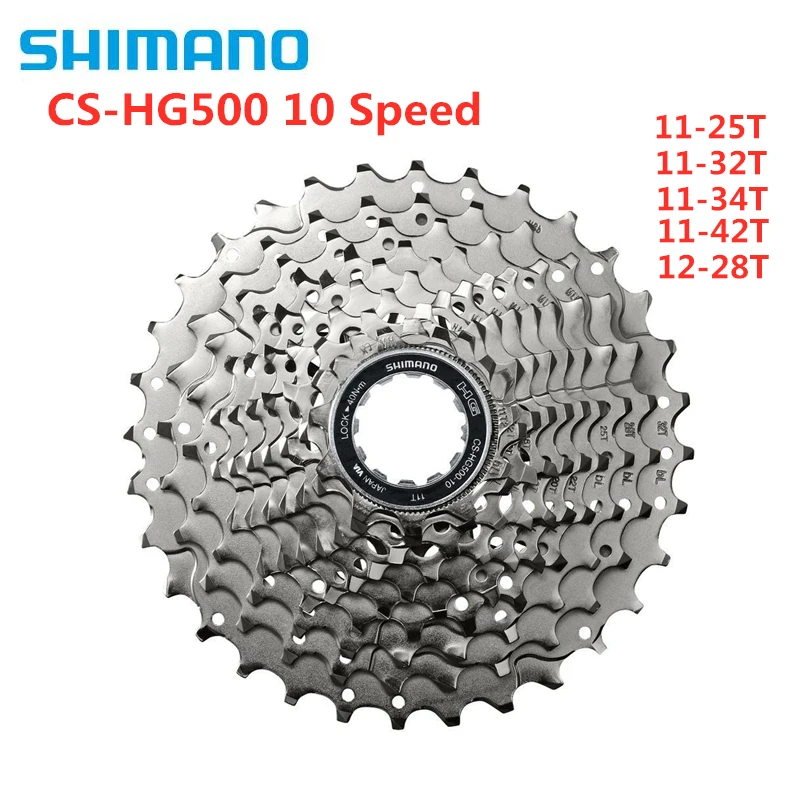 Shimano Tiagra 4600 4700 M6000 CS-HG500 10 скоростей горный MTB дорожный велосипед кассета маховик 11-25T 12-28T 11-32T 11-34T 11-42T