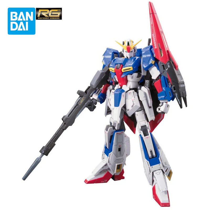 

Bandai Original Gundam RG 10 1/144 ZETA GUNDAM Assembly Model Action Figure Decoration Collection Toy Birthday Gift