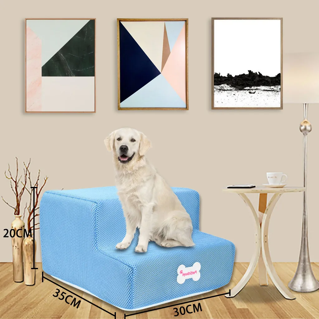 Новая дышащая сетка складная лестница для питомца Съемная кровать кошки собаки