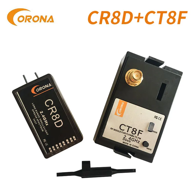 Приемник Corona CT8F + CR8D DSSS V2 модуль Futaba приемник 2 4G система для T8FG передатчик