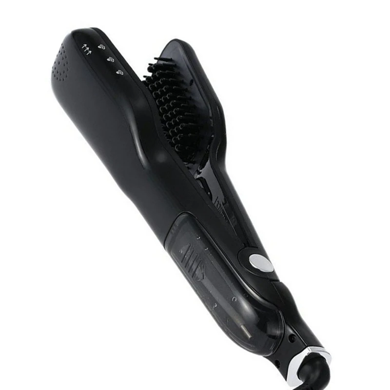 

Steam Hair Straightener Brush Titanium Ceramic Flat Iron Professional Electric Hair Comb Fast Steampod Hair Straightener Irons