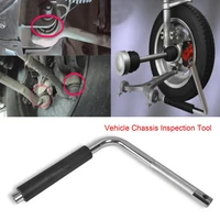 car axle gap abnormal sound detection adjustment tools checking horn arm shock cage ball head automobile chassis inspection tool