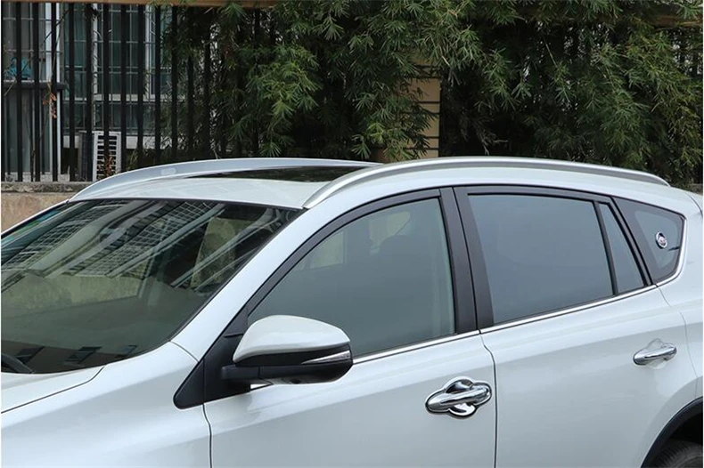 Багажник на крышу для ТОЙОТА RAV4 2013-2018 из алюминиевого сплава рельсы бар багаж