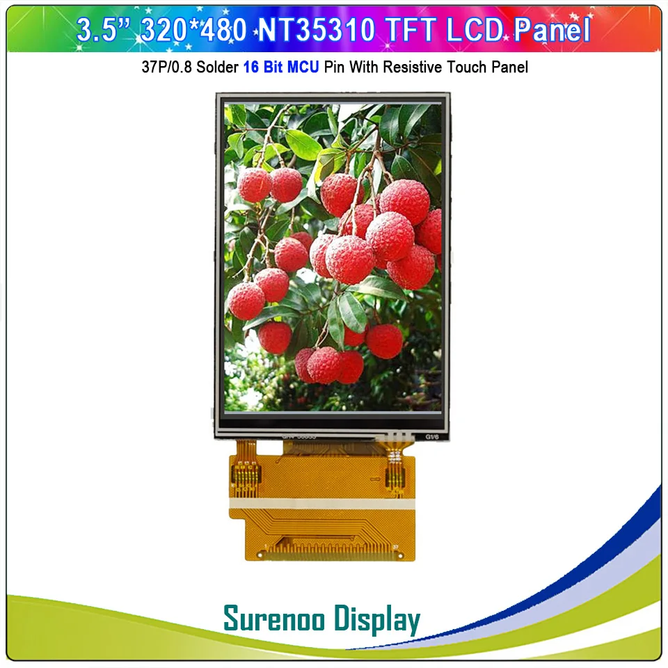 10 1 дюймовый 3 5*320 NT35310 резистивный емкостный сенсорный TFT цветной ЖК модуль