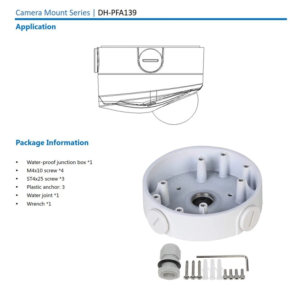 Водонепроницаемая распределительная коробка 12 шт./упак. DH PFA139 DH-PFA139 для
