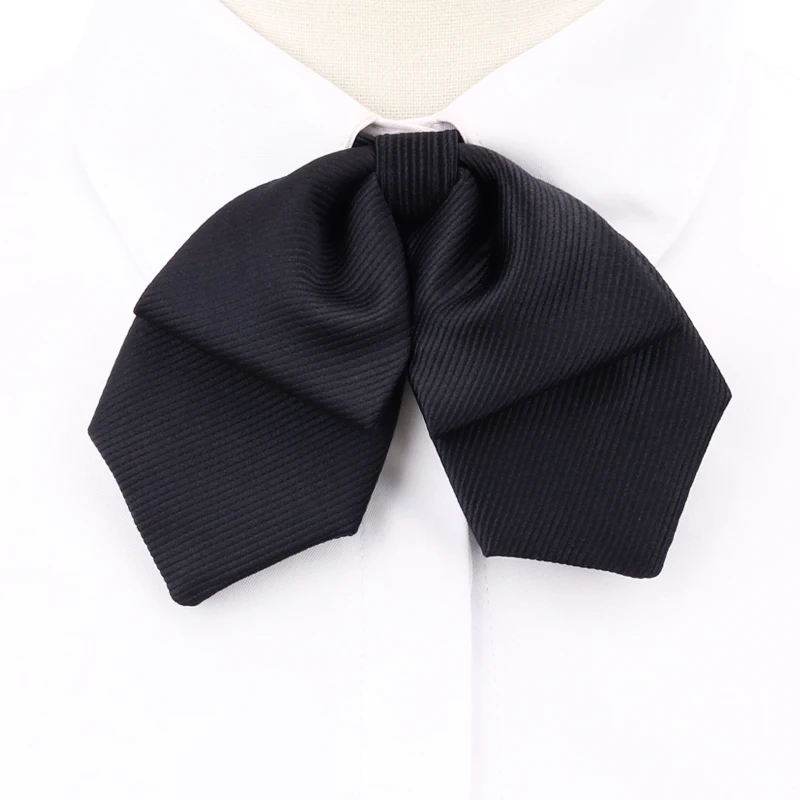 

Brand New Japanese Style High Quality Girl Student JK Uniform Butterfly Tie Fashion Women Bowtie ( Black )