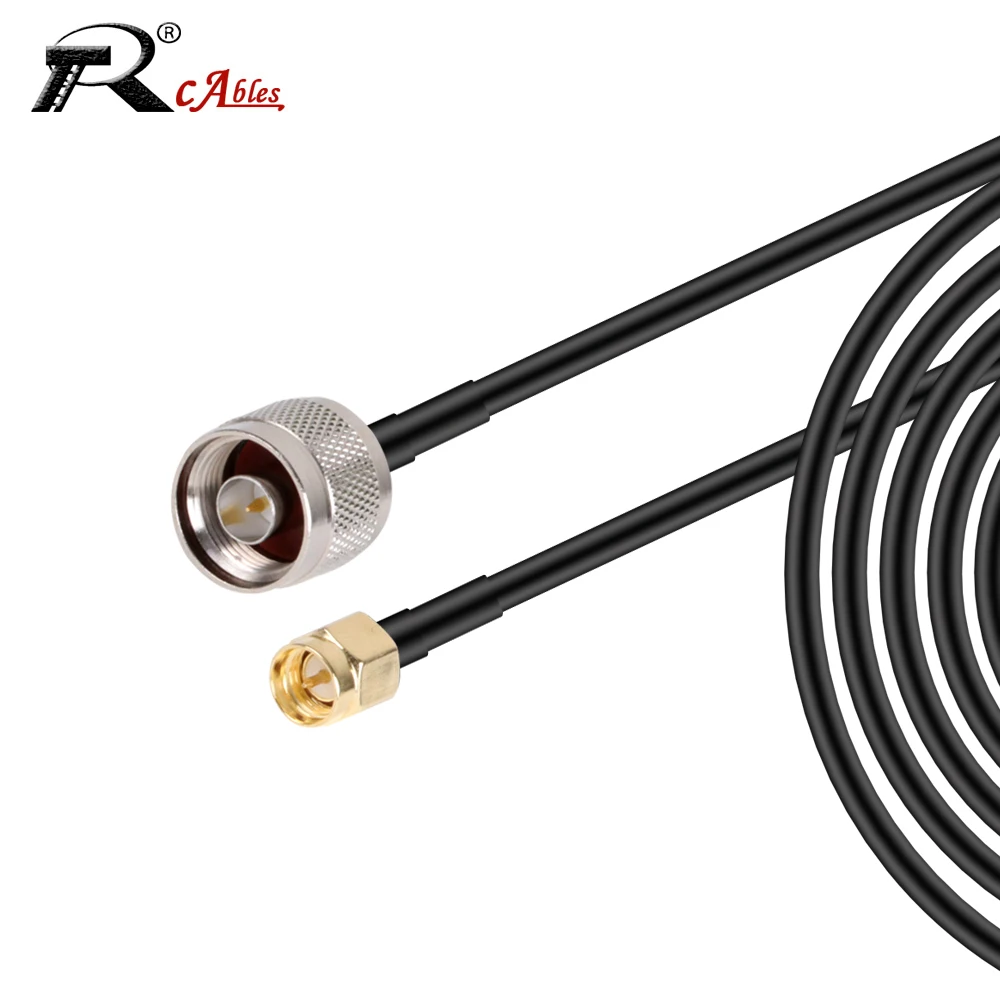 

1PCS SMA Male to N Type Female Jack RF Adapter RG58 Coaxial Cable Pigtail RG-58 Extension Cord Jumper 15CM 50CM 1M 2M 5M