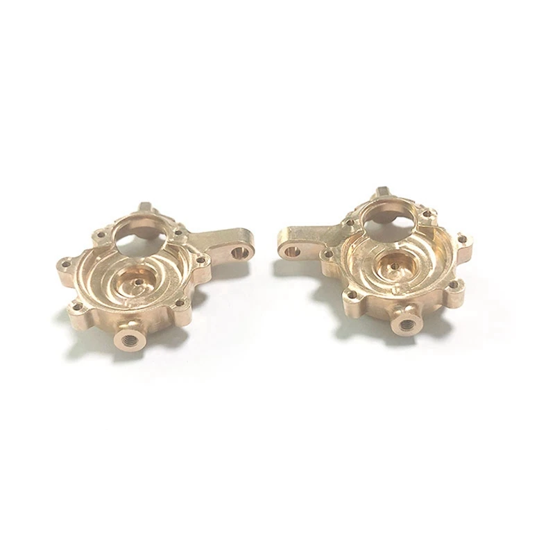 

2 Set Brass Outer Portal Housing Set for 1/10 RC Crawler Car Redcat GEN8 Scout II, RER11407 Rear & RER11406 Front