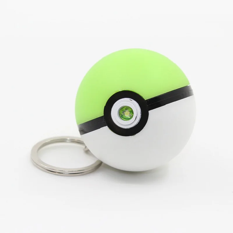 Pokemon Toys Pet Elf Ball Pokemon Ball светодиодный блестящий брелок Подвеска маленькие подарки