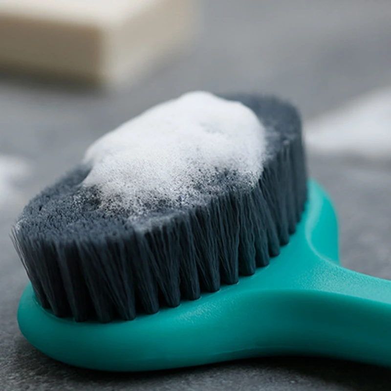 

2PCS Long Handle Bath Brush Household Rubbing Back Brush Bath Accessories Household Bathroom Soft Fur Rubbing Mud Brush