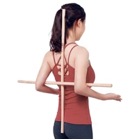 yoga rod sticks comfortable body wood stretching tool for martial artists dancers gymnasts rod yoga pilates stick fitness bar
