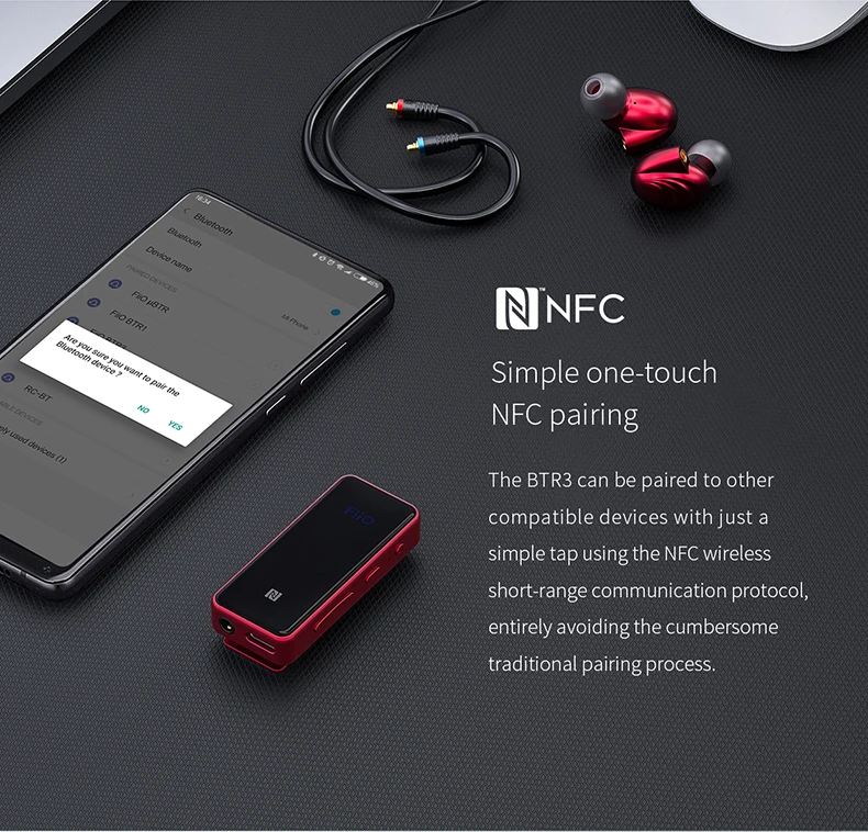 FiiO BTR3 csr8675 USB DAC/Bluetooth приемник aptXLL/aptXHD/LDAC для iphone/Android телефонов/ПК