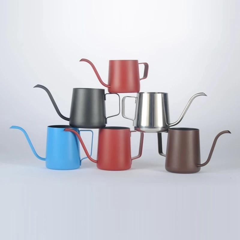 Кофейник кувшин для молока из нержавеющей стали кружка взбивания пены с длинным