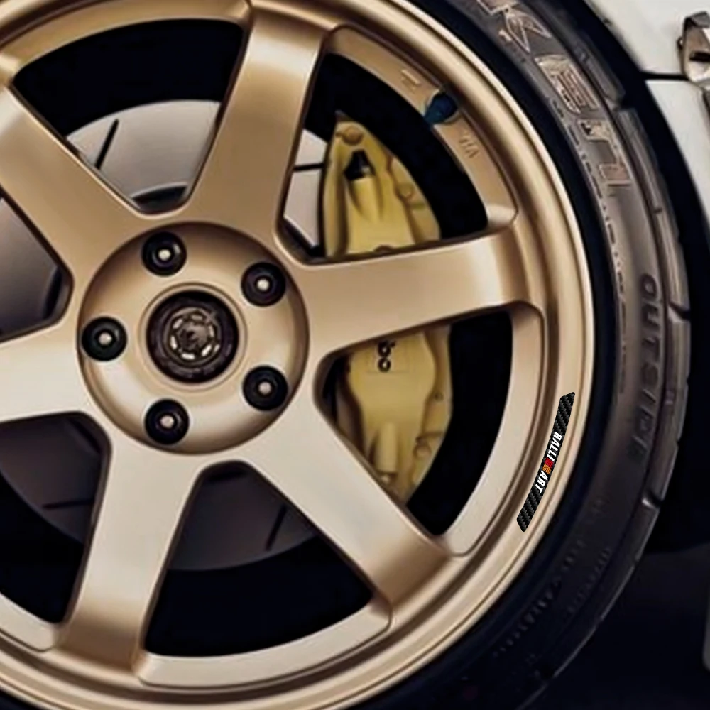 Наклейка на автомобильные диски 4 шт. гоночная наклейка Стайлинг для Peugeot 206 207 307