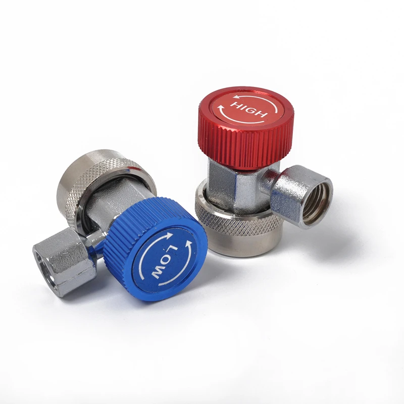 Быстроразъемный соединитель R134A комплект из 2 предметов металлический адаптер