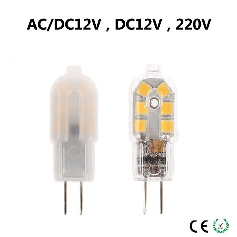 1 шт./лот G4 светодиодный светильник 3 Вт Мини AC 220 В AC/DC 12 SMD2835 прожектор люстра