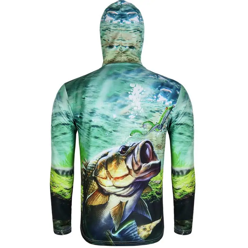 

2021 New style Daiwa Long Sleeve Hooded Fishing Clothing Quick-Drying Anti-UV Sun Daiwa Jacket Sports Clothes