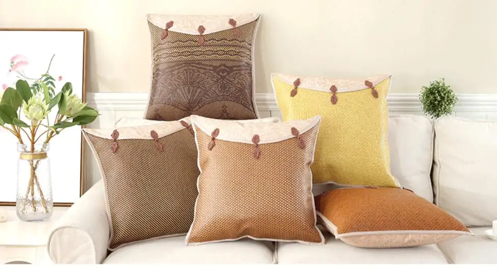 

Guteng double-sided mat pillowcase summer sofa mat cushion cover