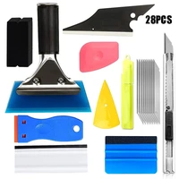 car accessories vinyl wrapping scraper squeegee tinting tools kit carbon fiber wrap film sticker brush cutter knife window tint