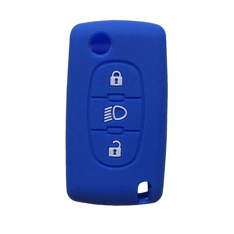 Силиконовый чехол книжка для ключей C6 407 307 C4L Xsara 308 Peugeot 208 C3 C4 Grand Picasso Cactus Funda Llave Key