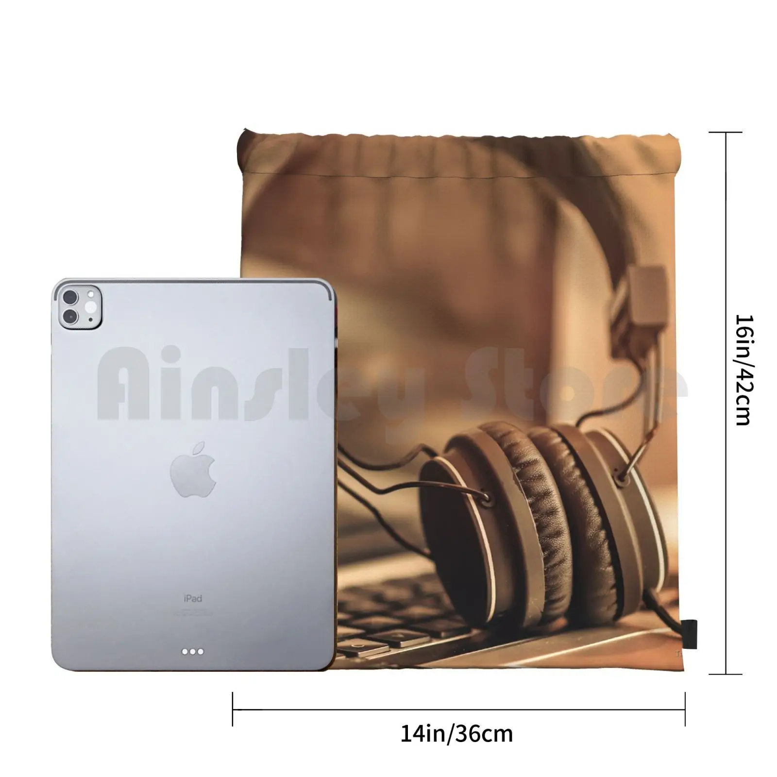 Наушники для ноутбука рюкзак спортзала водонепроницаемые наушники музыка милый