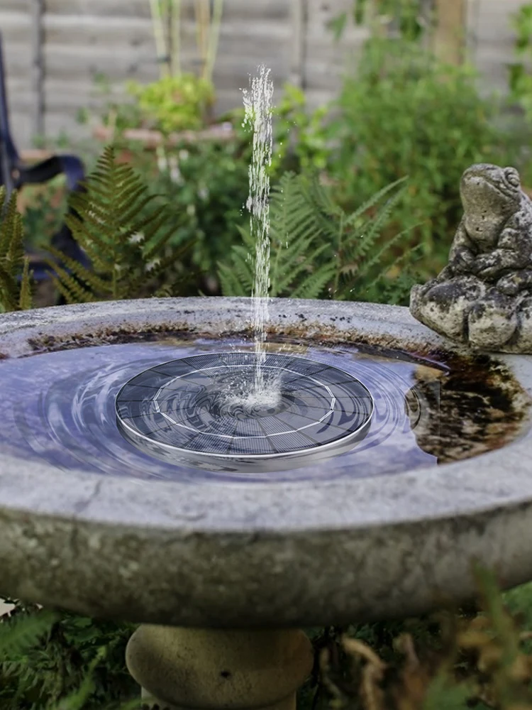 Фонтан на солнечной энергии 3 5 Вт фонтан с батареей для птиц водяной плавающий