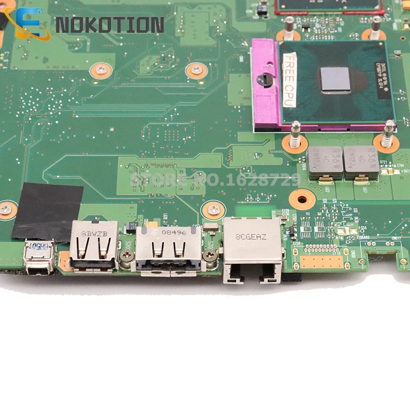 NOKOTION материнская плата для ноутбука Toshiba Satellite A300 A305 материнская плата GM45 DDR2 V000126550 6050A2169901 Бесплатный процессор