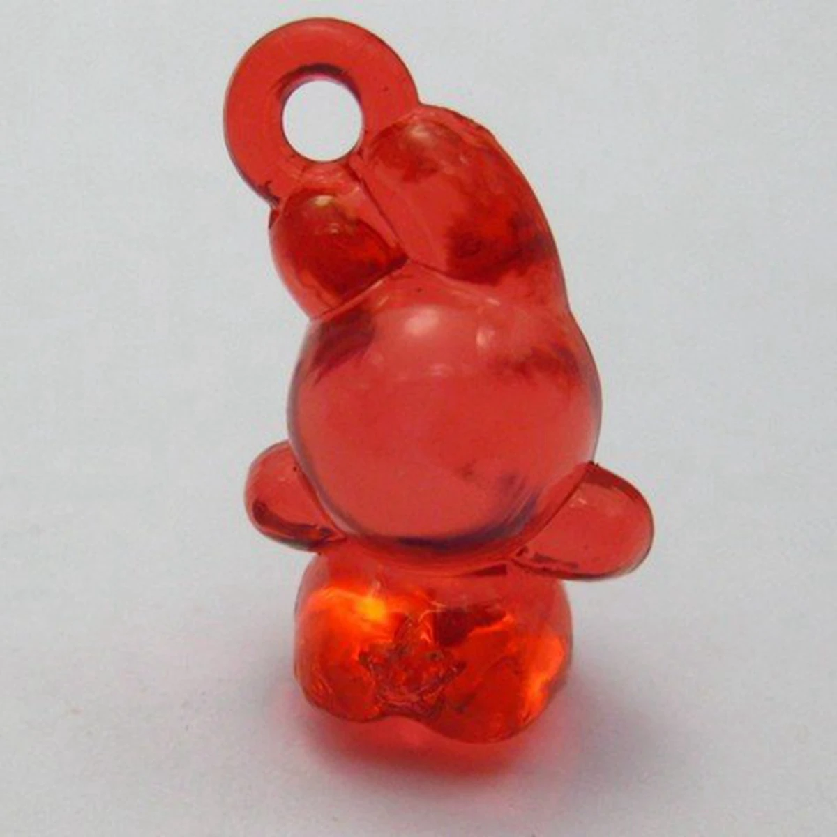 50 смешанных цветов прозрачные акриловые Подвески 3D Rabit 20 мм|pendant display|pendant controlpendant