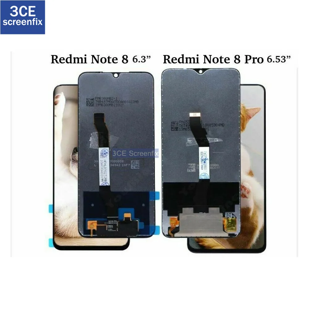 100% Оригинальный ЖК-дисплей для Xiaomi Redmi Note 8 Pro с сенсорным экраном и дигитайзером в