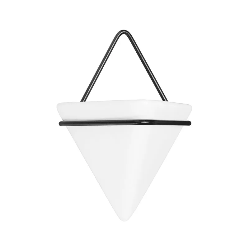 Настенный горшок для растений с суккулентами в скандинавском стиле железный