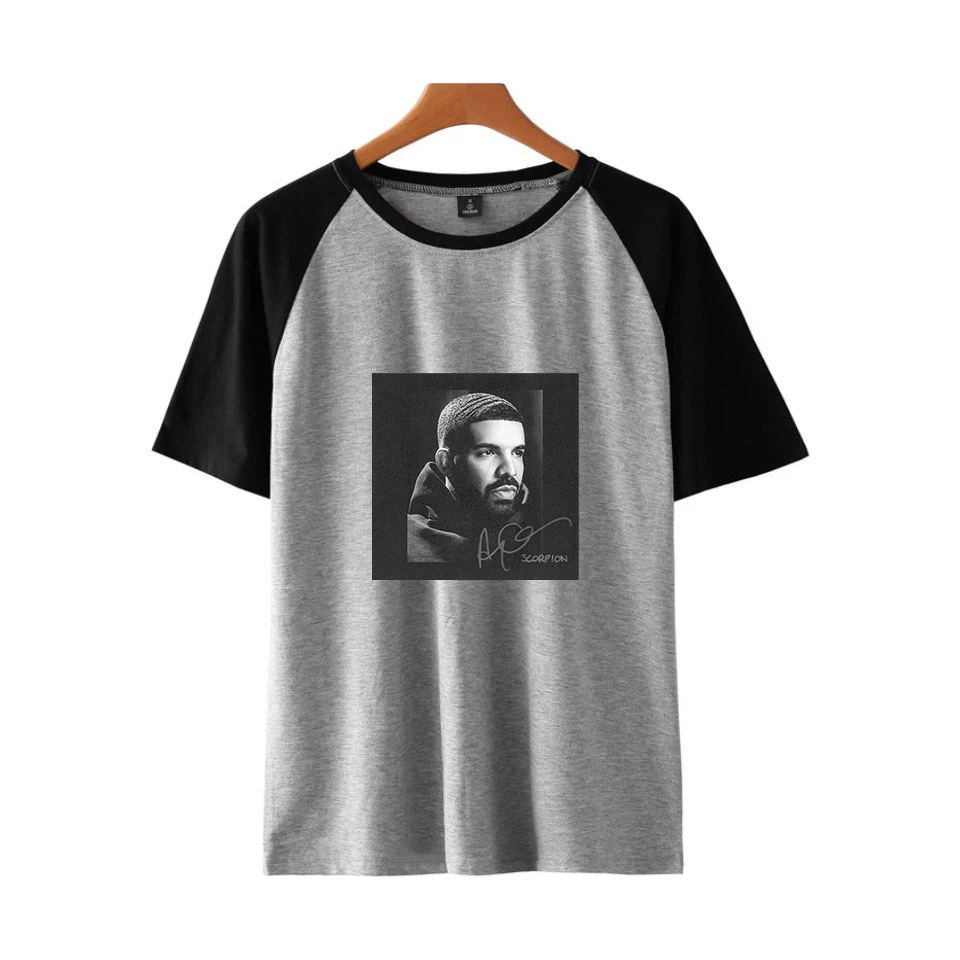 

Personalized Print Tshirt drake print stranger things T-shirt splice Men T shirt
