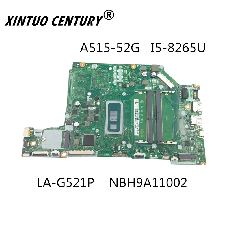 

NBH9A11002 LA-G521P для Acer Aspire A515-52 A515-52G системная плата Материнская плата Процессор I5-8265U EH5AW работает тест проведен