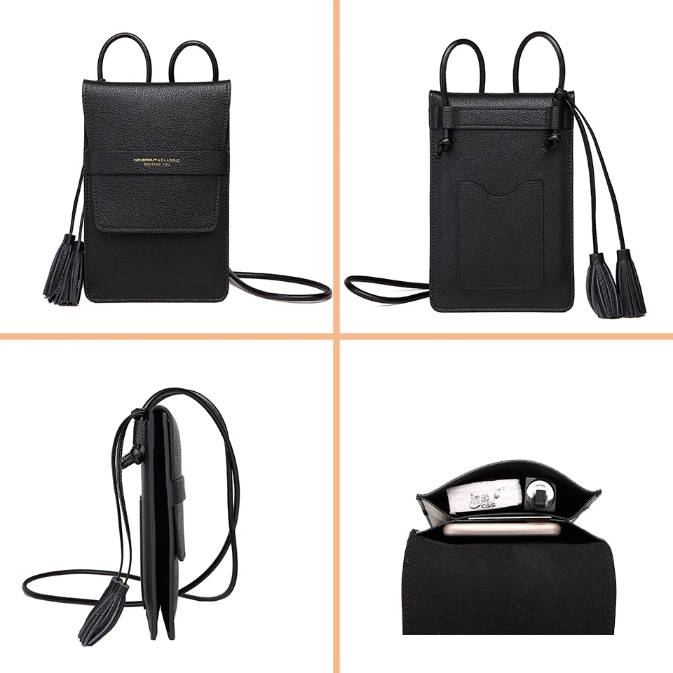 Сумка мессенджер NEVEROUT женская из натуральной кожи|Сумки с ручками| |