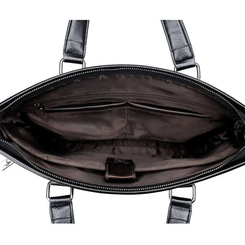 

2021 Mens Bag New Casual Briefcase Large Capacity Crossbody Bag Handbag men's black business bag Leather office bags for men