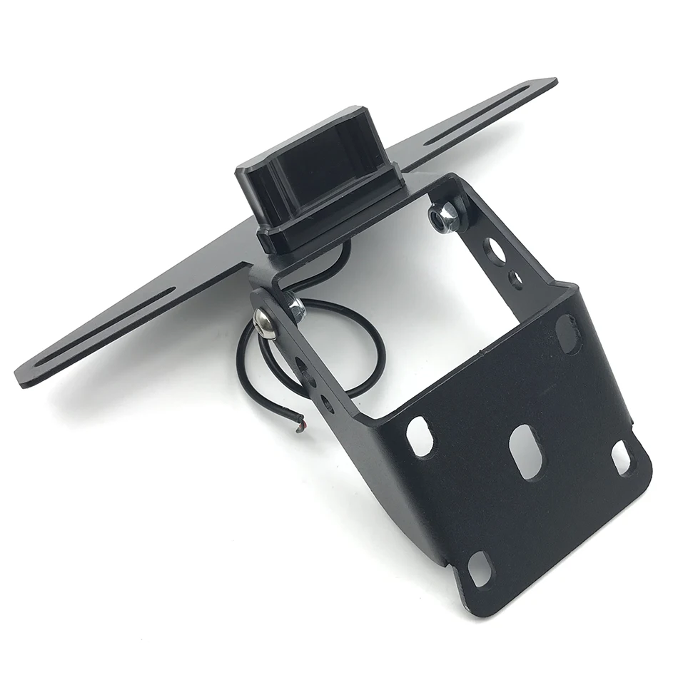 Мотоцикл номерной знак рамка Кронштейн с светодиодный светильник для KTM Duke 125 200 250