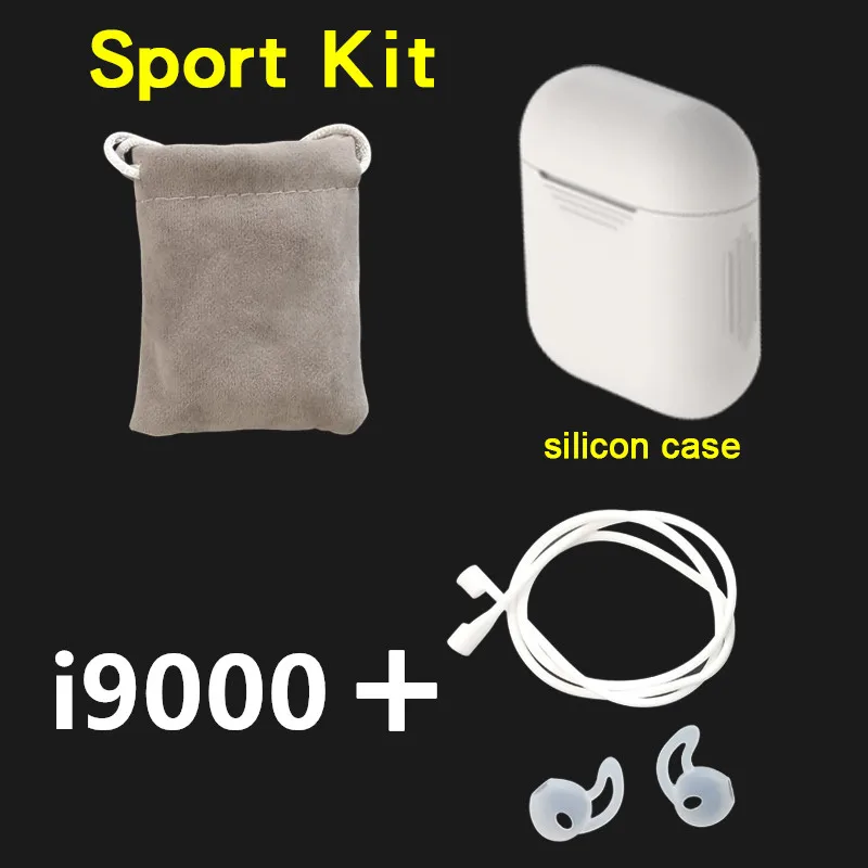 i9000 kits white I9000 TWS Беспроводной Bluetooth гарнитуры TWS i10000 pk H1 чип i200 i500 i9000 для всех iPhone и Android TWS i9000 - Цвет: i9000 kits white