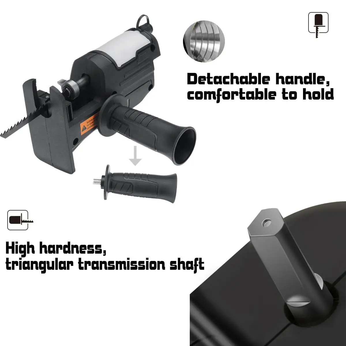 new portable reciprocating saw adapter electric drill modified electric saw power tool wood cutter machine attachment adapter free global shipping