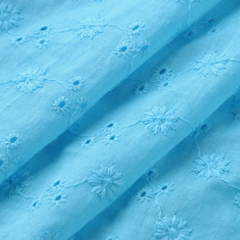 

Women Boho Dress Solid O Neck Dresses Hollow Out Splice 3/4 Sleeve Mid-Long Party Dresses Casual vestidos de verano NEW