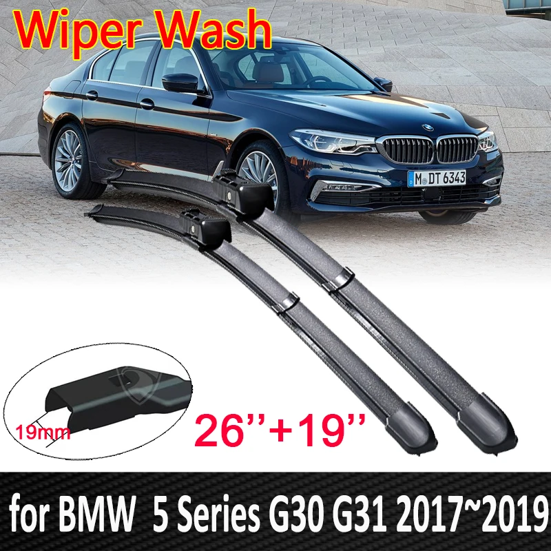 

Car Wiper Blades for BMW 5 Series G30 G31 2017 2018 2019 520i 523i 528i 530i 535i 550i M5 518d 520d 525d 530d 535d M550d xDrive