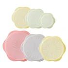 6 шт силиконовых крышек для сохранения свежести крышки для пищевых кастрюль аксессуары для кухни крышка чаши силиконовая прилипающая пленка