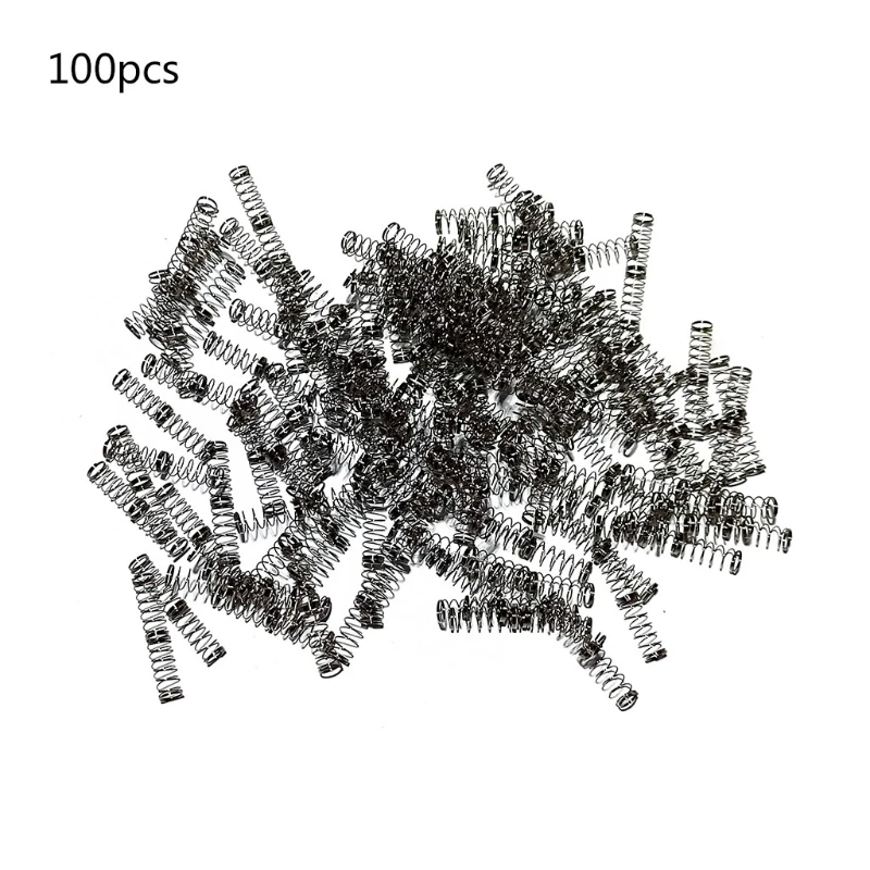 

100pcs Two Stage Extension Spring For Mechanical Keyboard Customized Switches Double Section Springs 58g Bottom Force