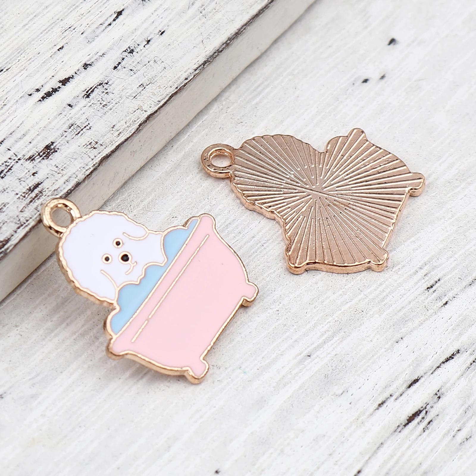 Подвески из цинкового сплава в виде животных для изготовления браслетов 10 шт. |