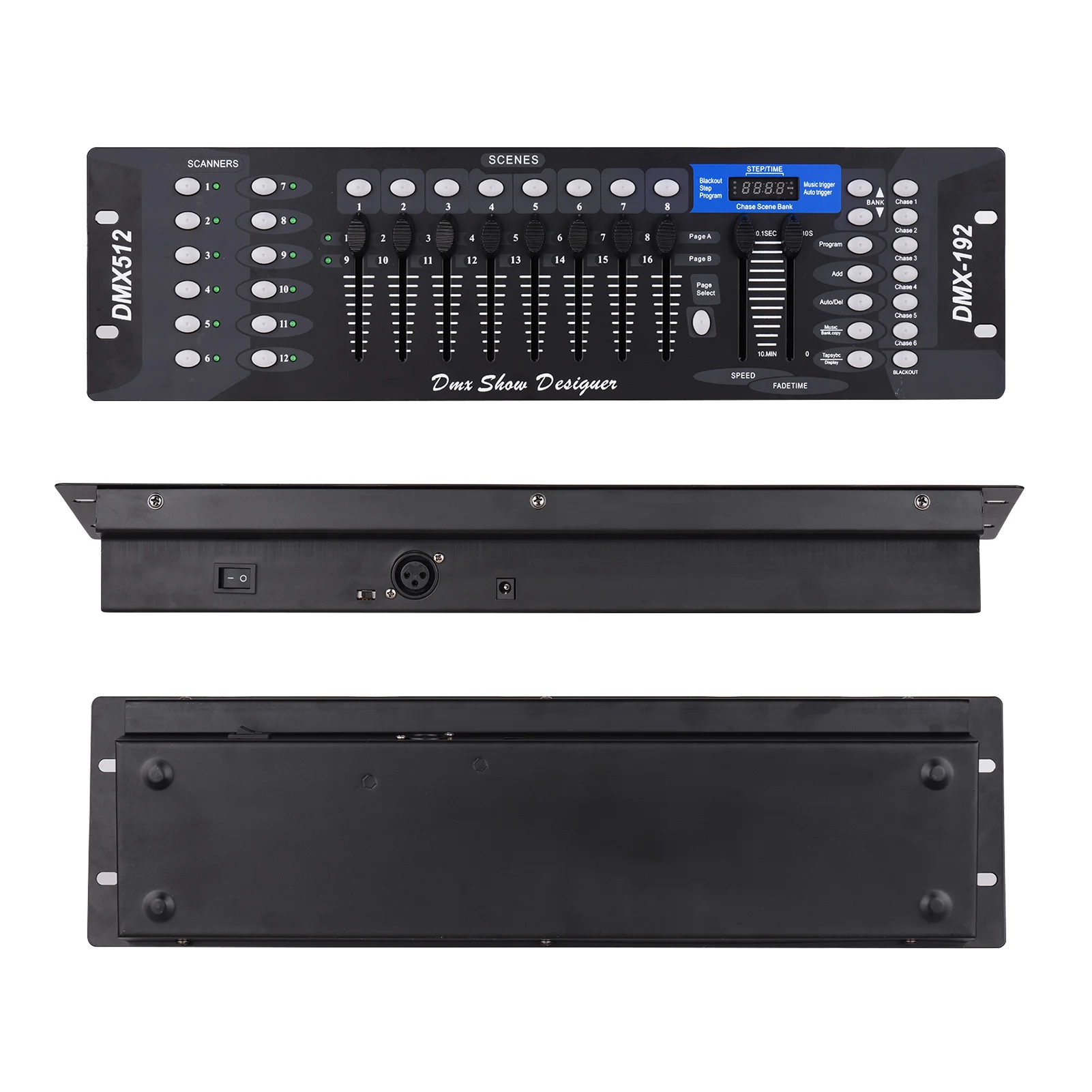 DMX512 панель светового контроллера 192CH программируемая функция звуковая активация