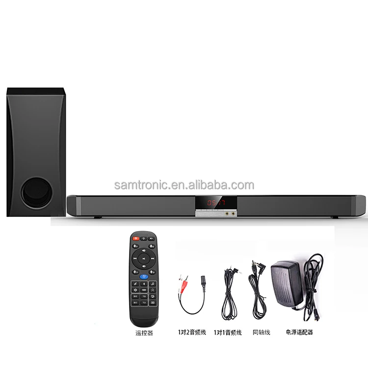 

Samtronic Soundbar Home TV Speaker Wireless Subwoofer Remote Control Stereo Surround Sound Speakers for Theater karaoke